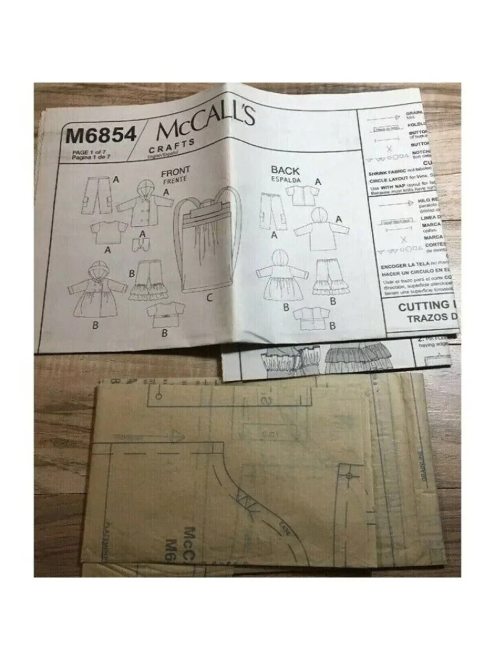 Sewing Pattern McCalls M6854 Crafts 18